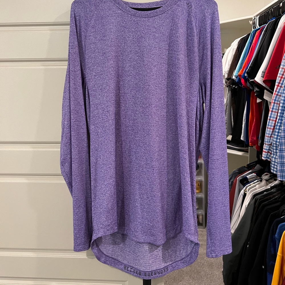 Lululemon Purple Longsleeve Shirt size Large WORN ONCE.